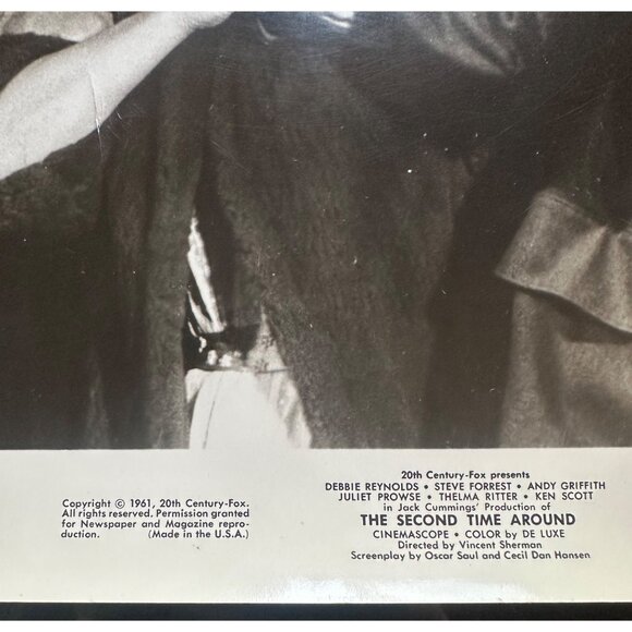 Vintage Debbie Reynolds The Second Time Around 1961 ‘Fighting Crooks’ Movie Stil - Picture 7 of 15